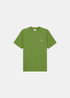 T-shirt vert olive Arte-Antwerp avec broderie logo ARTE et petit cœur blanc sur la poitrine.