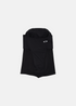 Packshot de face de la cagoule de ski Oakley Backwoods Balaclava noire avec logo Ellipse blanc