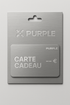 Profitez maintenant de la carte cadeau purple