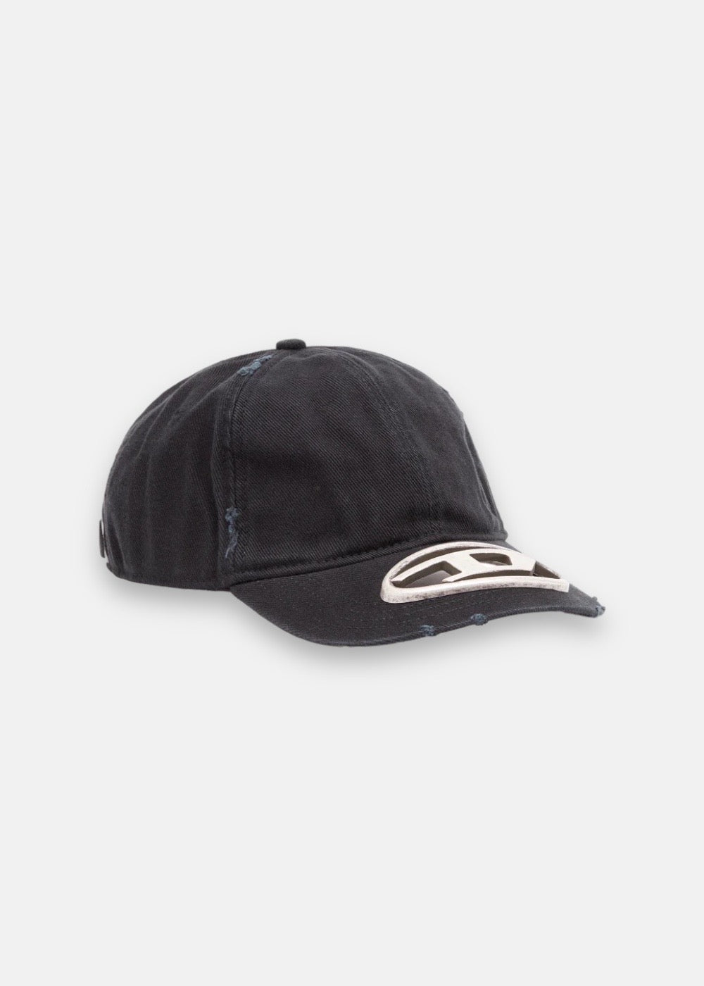 vue de face casquette diesel noire c beast
