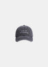 vue de face sur fond blanc de la casquette distress brams fruit grise