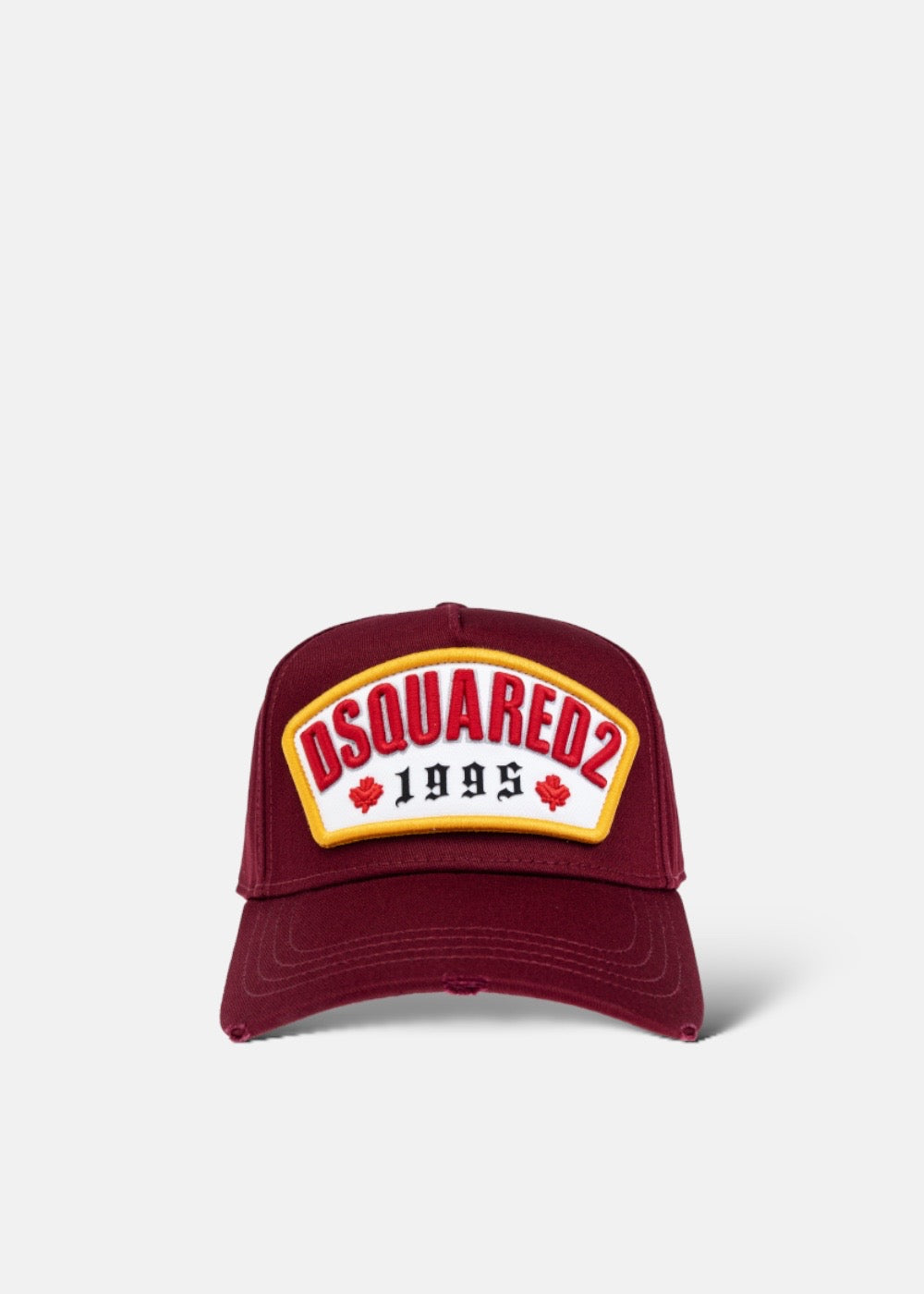 nouvelle casquette dsquared2 tag 1995 de coloris bordeaux