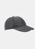 Casquette A.P.C. en nylon technique gris foncé vue de profil avec visière courbée