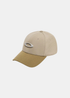 photo vue de face de la casquette oakley grise logo metallique  gris ciment  model tincan. 