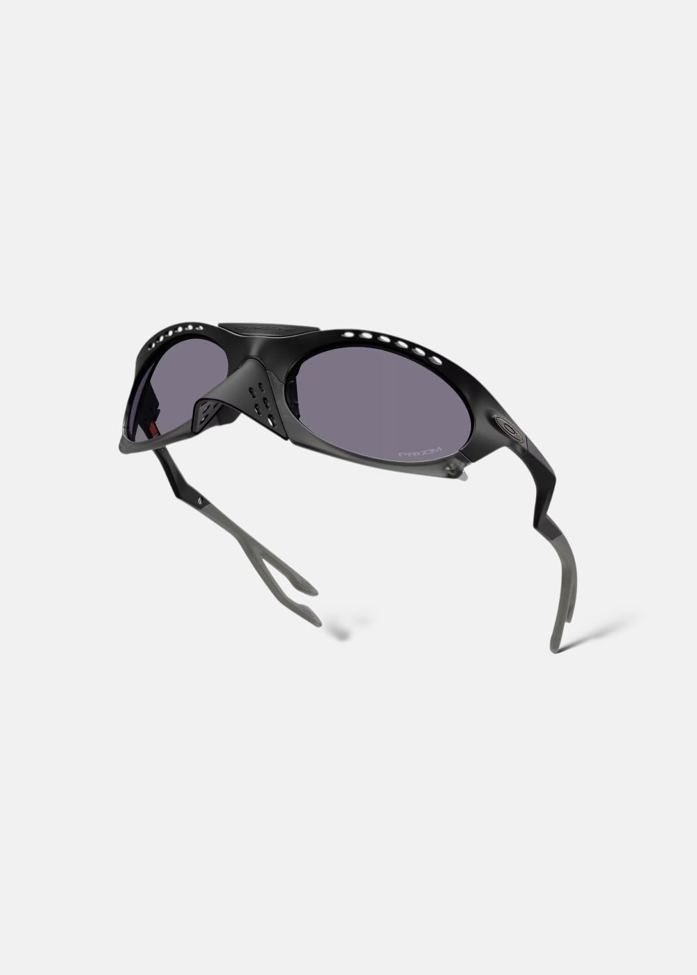 lunettes Oakley Plantaris monture Matte Black verres Prizm™ avec le nez amovible en detail
