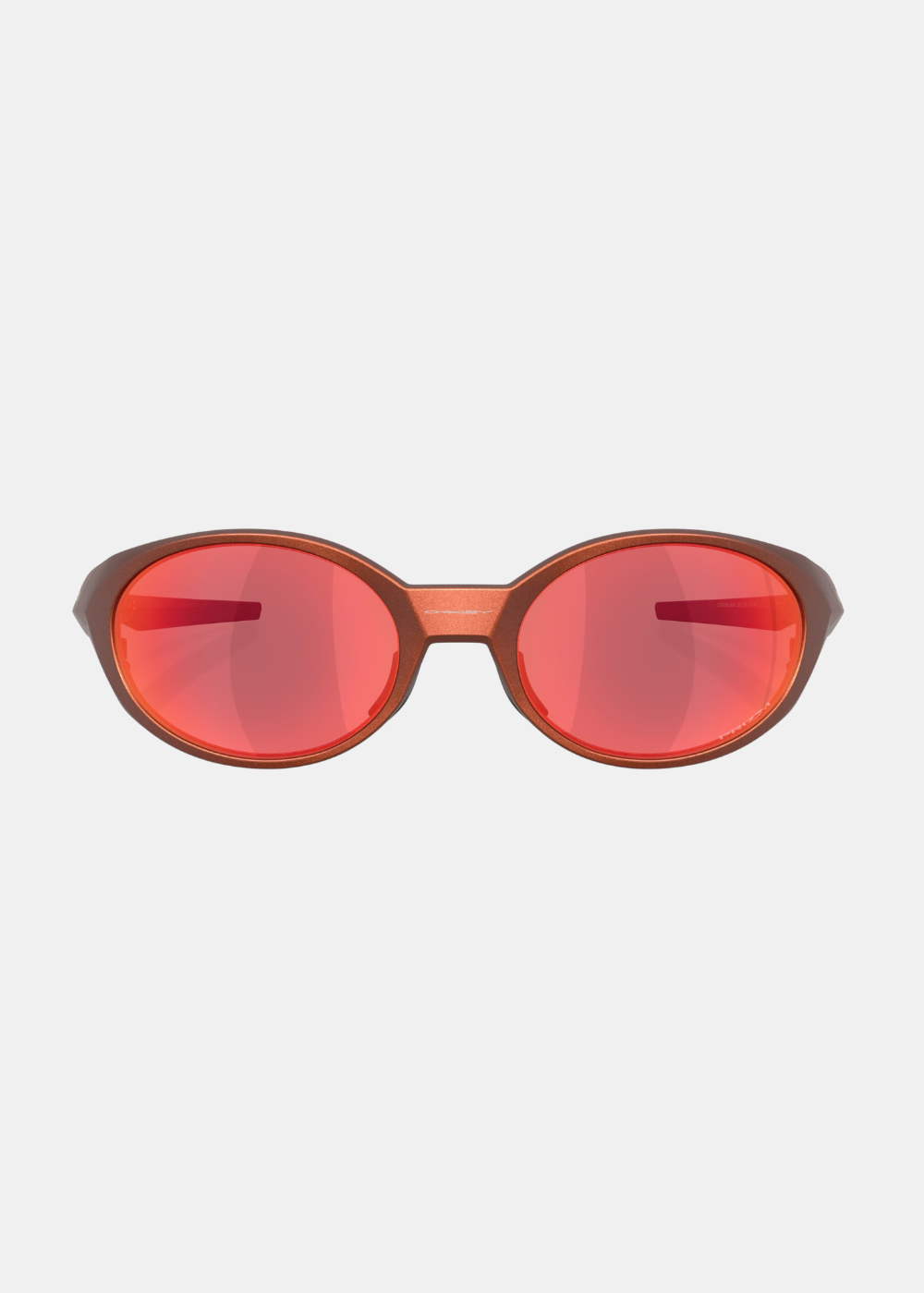 Lunettes de soleil Homme Oakley Eye Jacket Redux Forge Fire monture ovale orange vue de face   