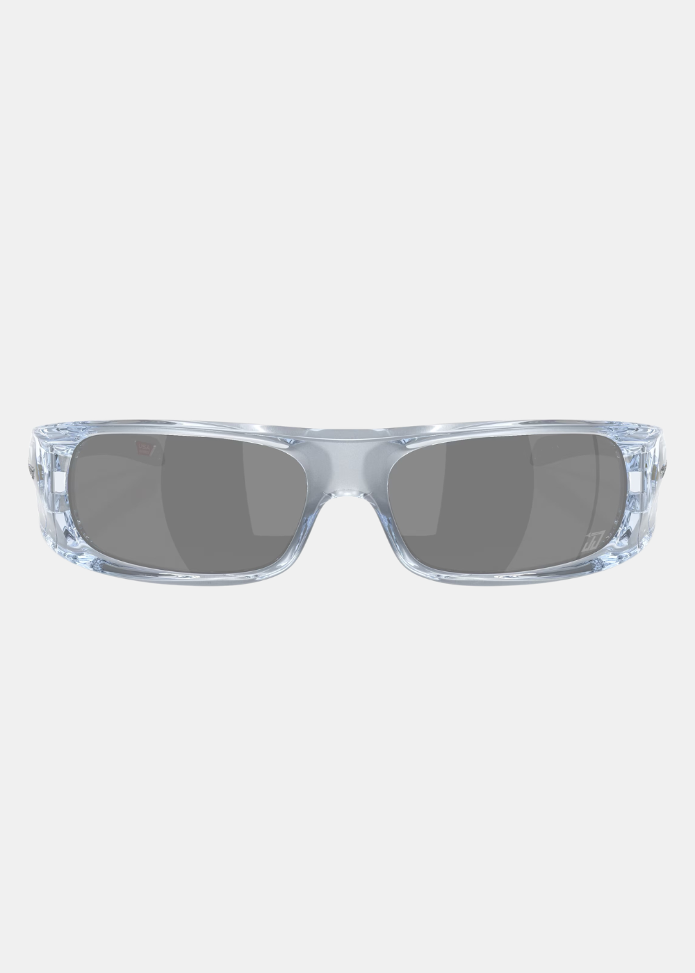 Lunettes de soleil Homme Oakley Justin Jefferson Highland monture transparente vue de face   