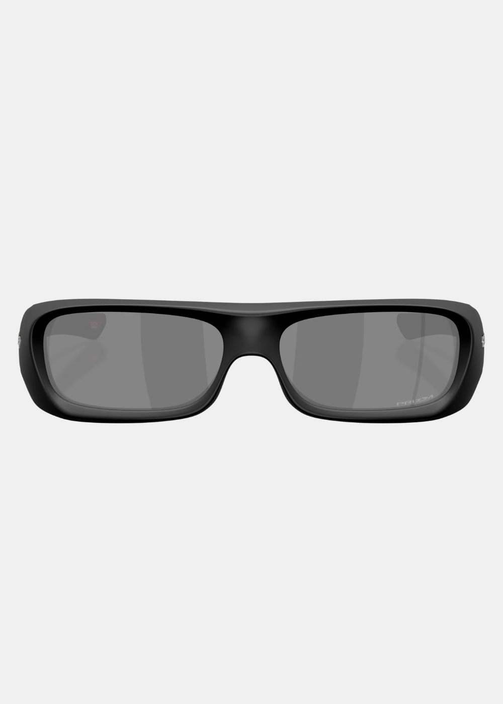 Lunettes de soleil Homme Oakley Permian Players monture rectangulaire noir mat vue de face   