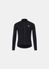 Packshot de face du maillot cycliste homme Oakley Endurance Pro Thermal noir à manches longues