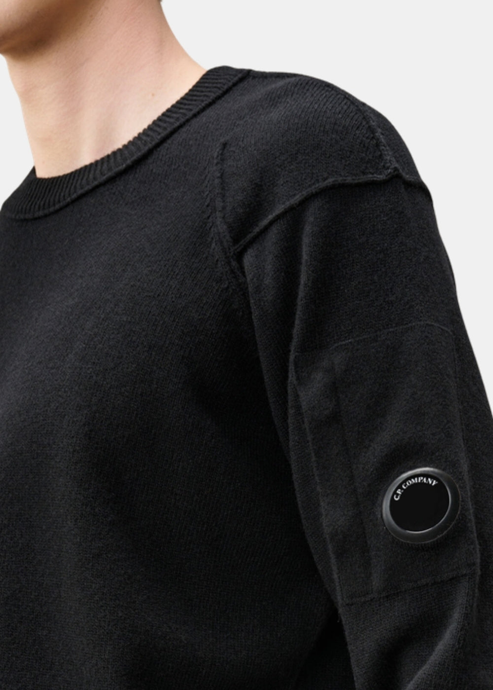 Pull en laine en d'agneau - Noir