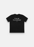 Homme t-shirt noir vue de dos avec message F*ck Off I&