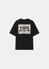 Packshot du dos du t-shirt noir montrant l&