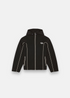 veste diesel noire coupe vent vue de face 