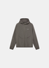 Packshot face de la veste zippée à capuche Oakley Edge Force Active Stretch DWR marron taupe
