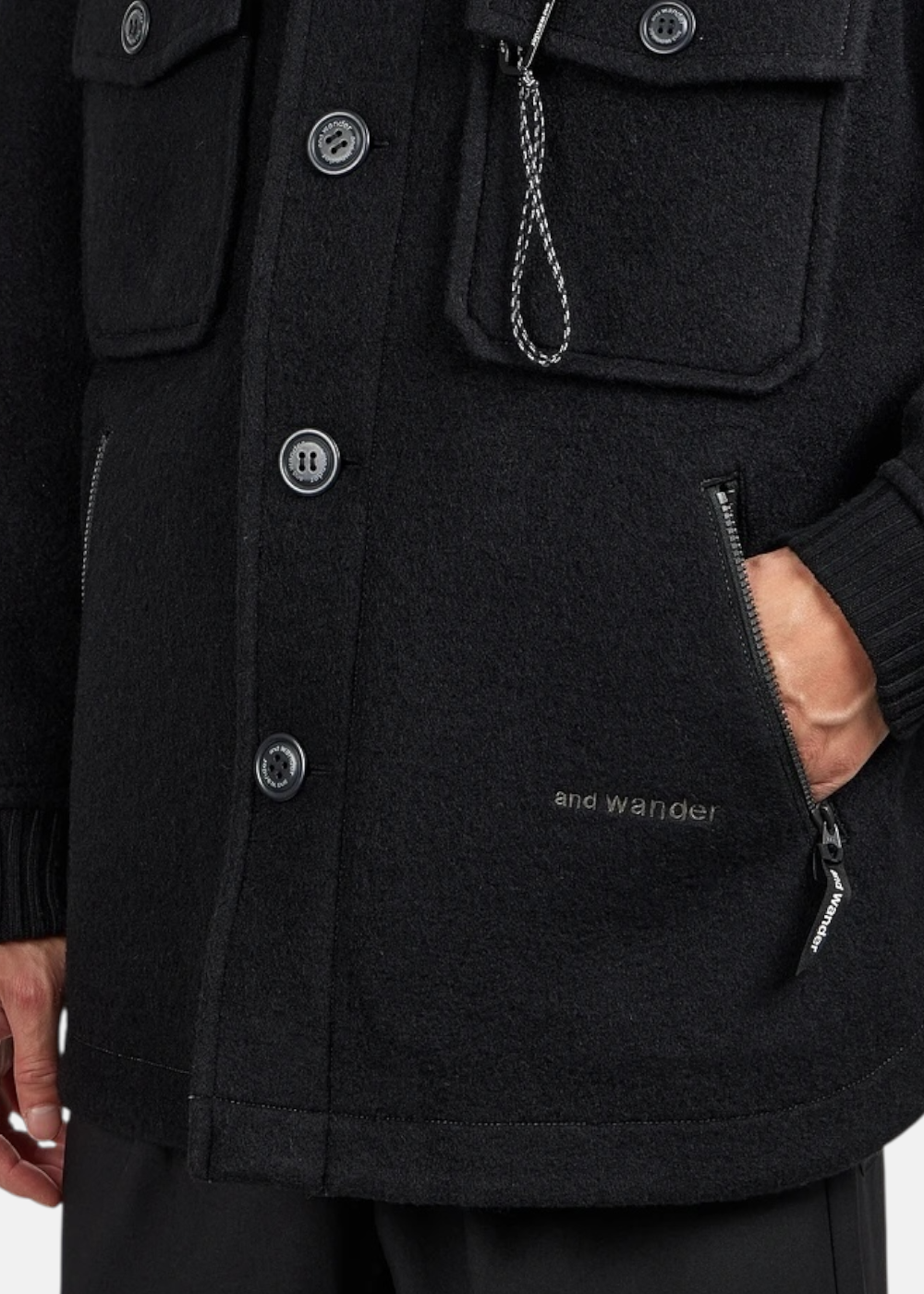 veste polaire and wander high loft fleece details des poches