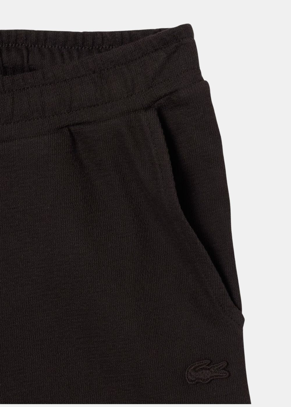 zoom sur le logo du Short Lacoste Jersey Texturé Porto