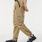 Pantalon cargo en nylon-  beige