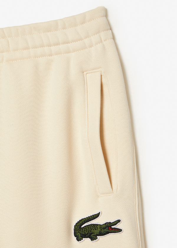 Pantalon de survêtement Lacoste en molleton de coton biologique
