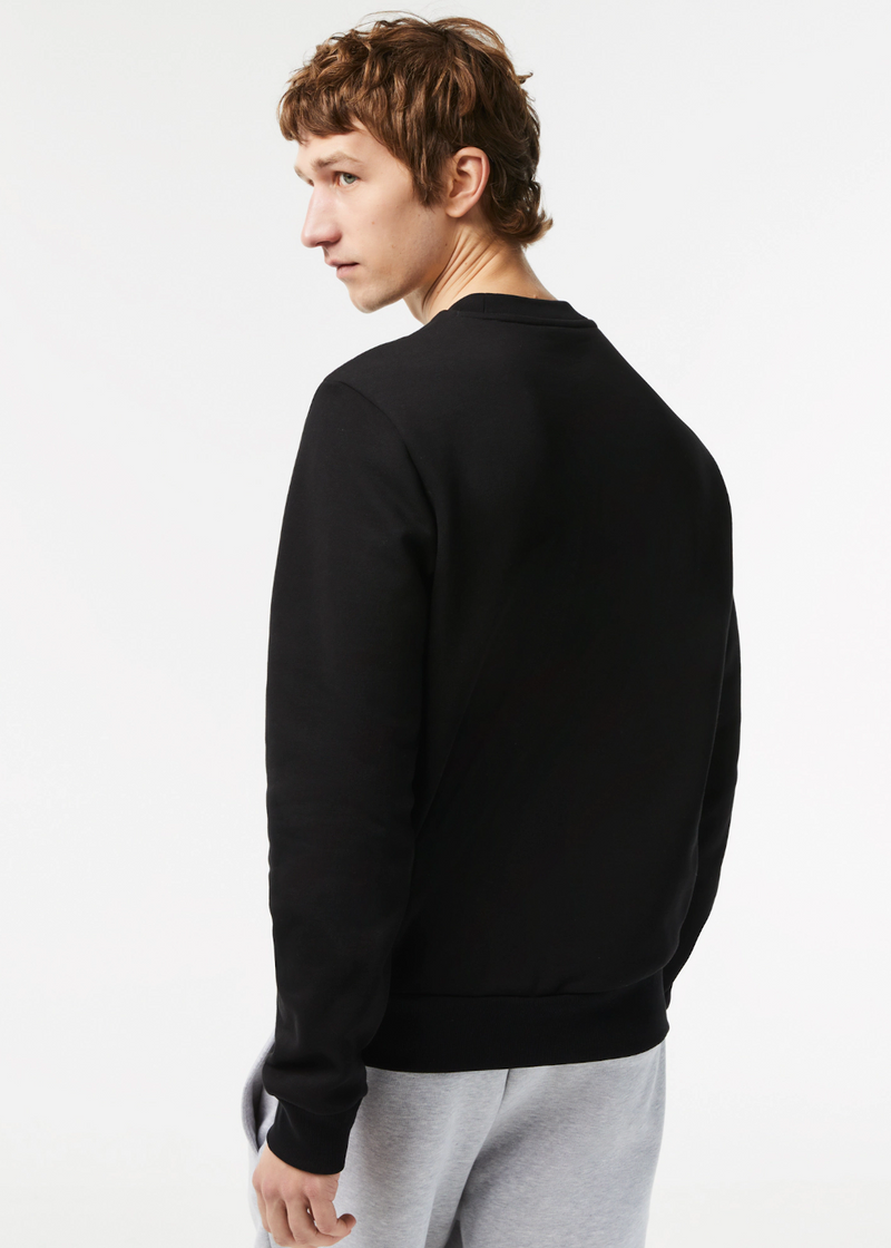 Sweat-shirt Lacoste iconique noir