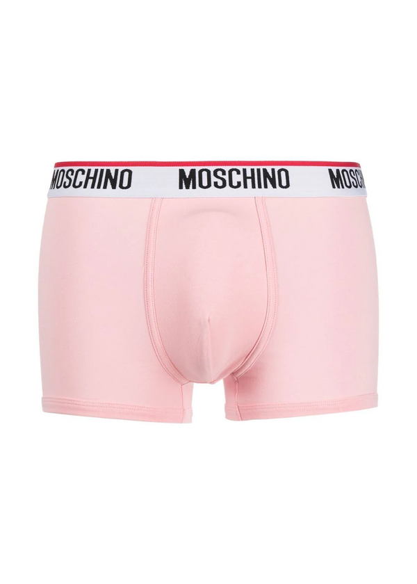 lot de 2  Boxers Moschino rose pastel