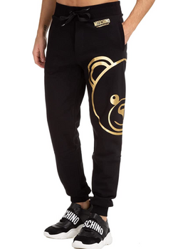 Pantalon de jogging Moschino teddy gold noir