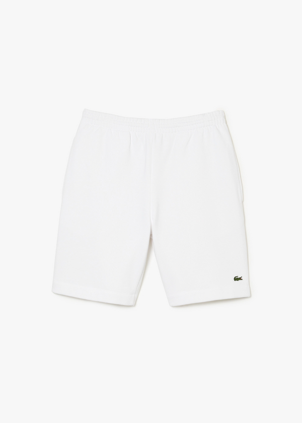 Short en molleton de coton - blanc