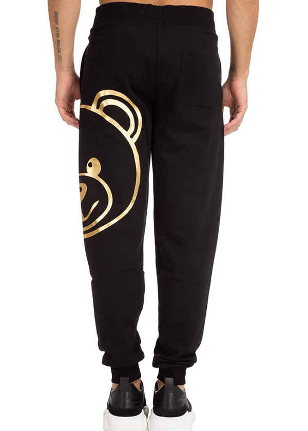 Pantalon de jogging Moschino teddy gold noir