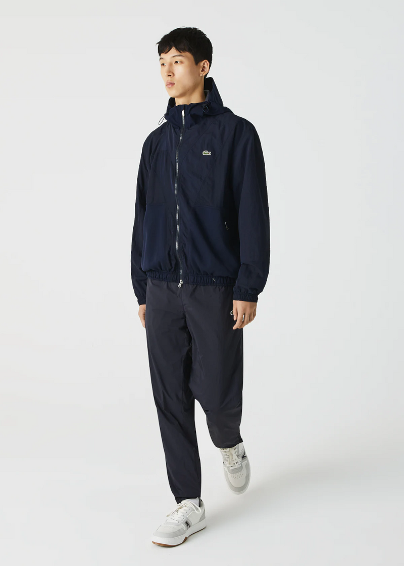 Jogging lacoste bleu marine best sale
