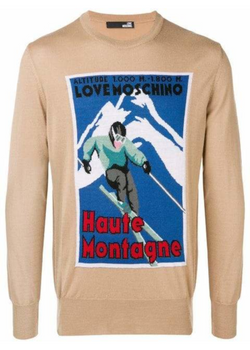 Pull haute montagne love Moschino